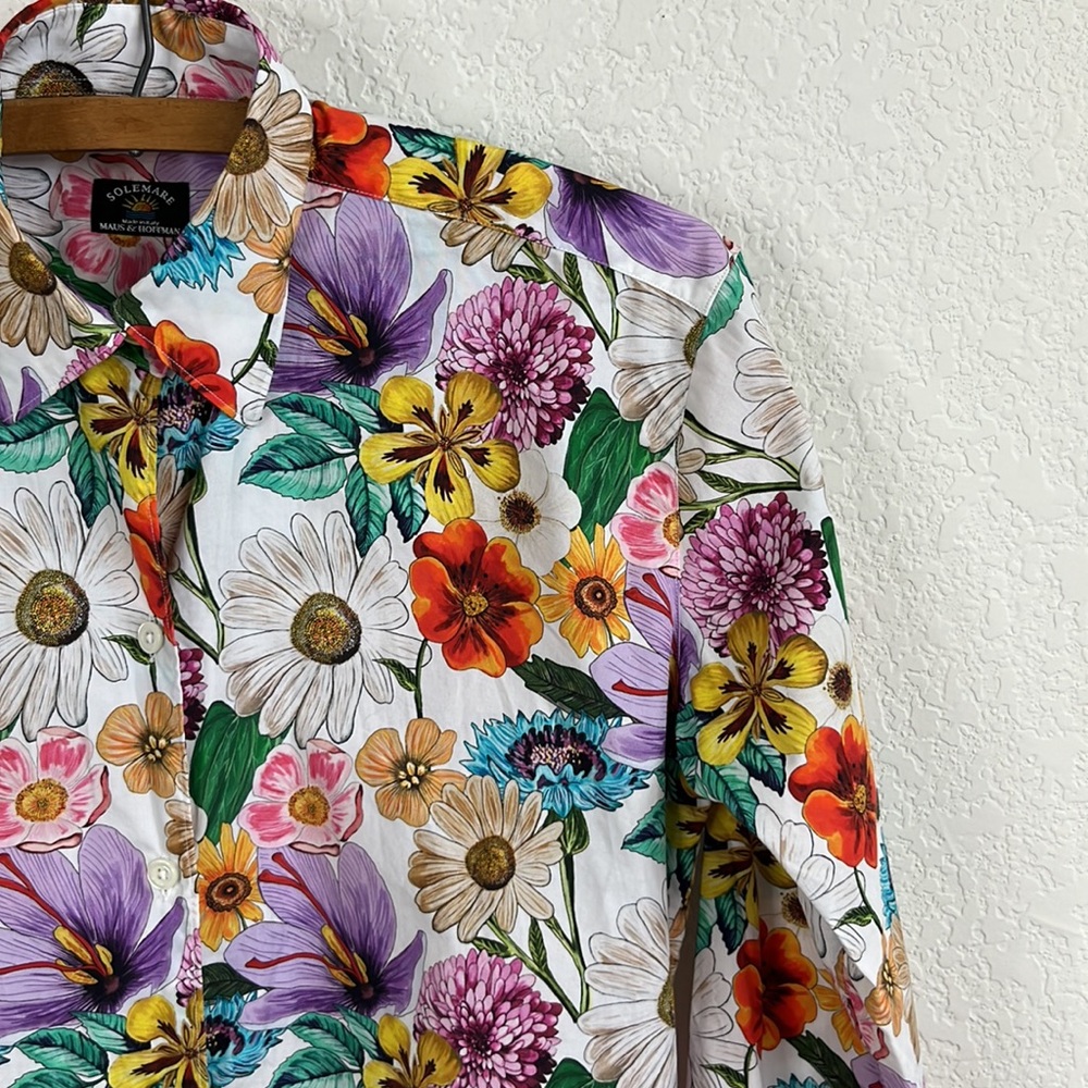 Solemare X Maus & Hoffman Button Down Wildflower Shirt